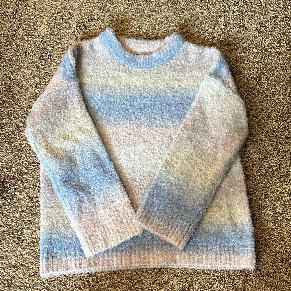 Wild Fable Oversized Ombré Stripes Sweater